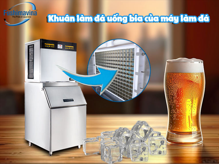 Tìm hiểu về khuôn làm đá uống bia của máy làm đá viên công nghiệp