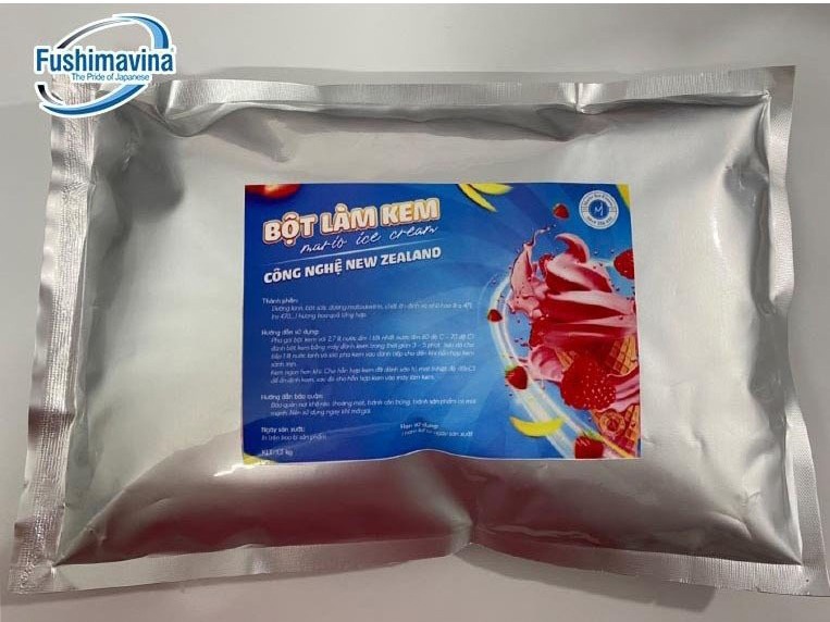 Top 6 các loại bột làm kem tươi được ưa chuộng, ứng dụng rộng rãi