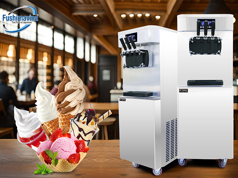 Top 4 máy làm kem tươi 3 vòi chất lượng, cung cấp nhiều loại kem khác nhau