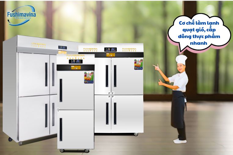 Tủ cấp đông gió: Cấu tạo, nguyên lý hoạt động, ưu điểm