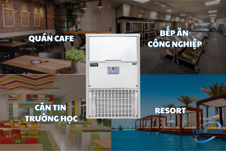 Những mô hình kinh doanh nên đầu tư một chiếc máy làm đá vuông