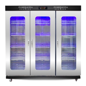 Tủ Sấy Bát Đĩa Cánh Kính 1800L 2 Lớp Quạt Gió