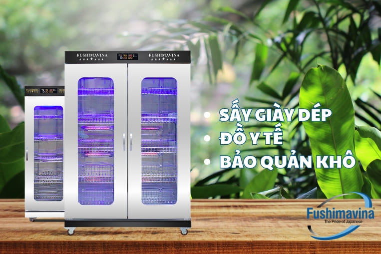 Tủ sấy bát đĩa gia đình Fushima đảm bảo an toàn sức khỏe
