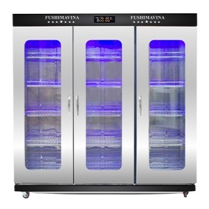 Tủ Sấy Bát Đĩa Cánh Kính 1800L 2 Lớp Quạt Gió