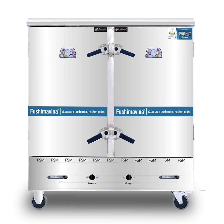 Tủ Nấu Cơm Gas Điện 24 Khay