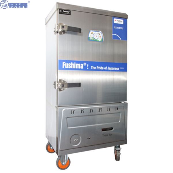 Tủ nấu cơm dùng gas 6 khay - Tủ cơm fushima