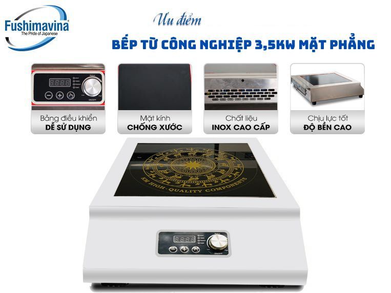 Ưu điểm bếp từ công nghiệp