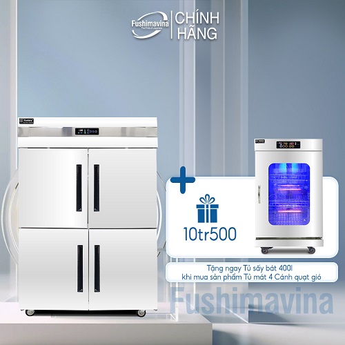Tủ Mát 4 Cánh Quạt Gió