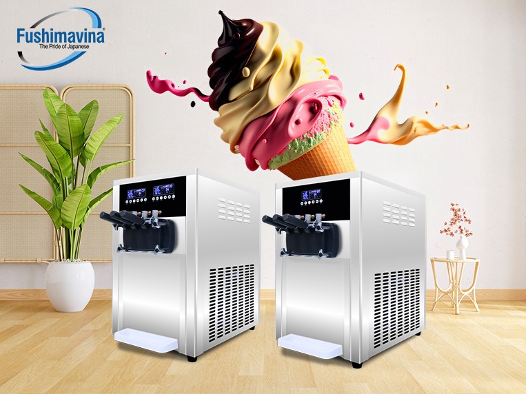 ưu điểm của máy làm kem tươi 2 vòi