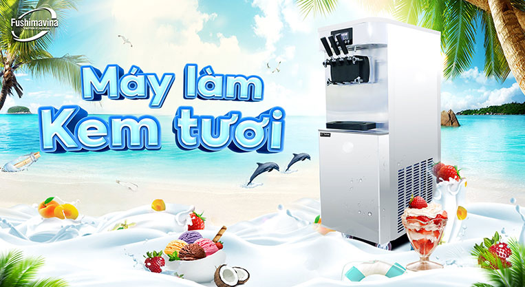 máy làm kem tươi phù hợp với nhiều mô hình kinh doanh khác nhau
