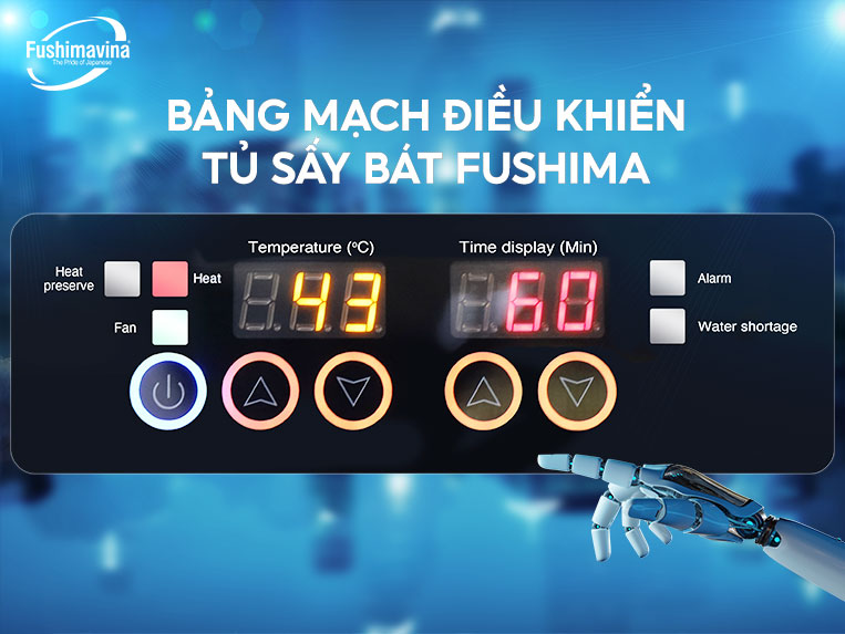 Tủ sấy bát 1800L có thể sấy lên tới 810 bát đĩa cùng lúc