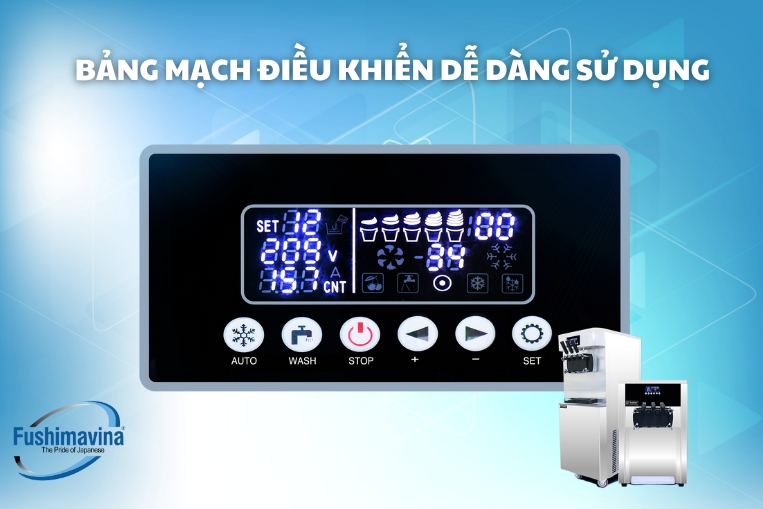 Bảng mạch máy kem dễ dàng sử dụng
