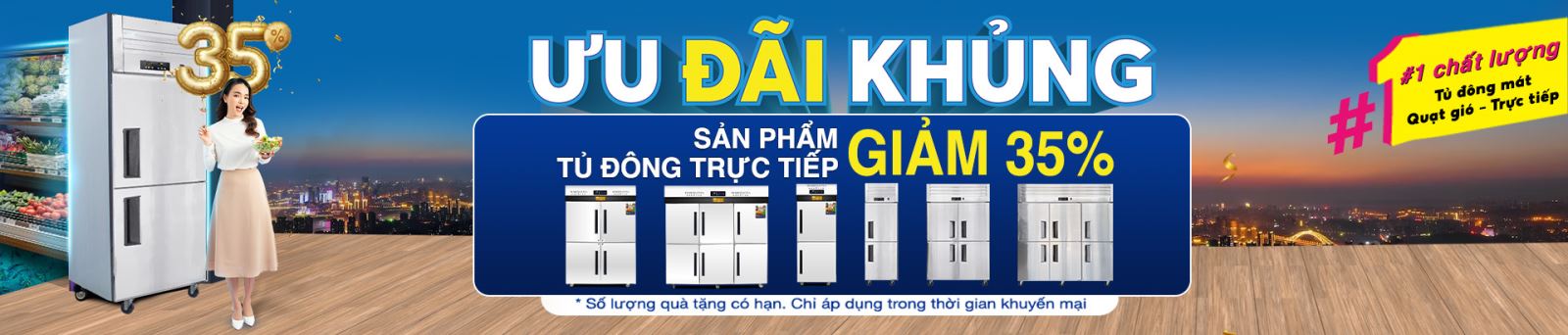 Tủ Mát Tủ Lạnh Tủ Đông Công Nghiệp Fushima