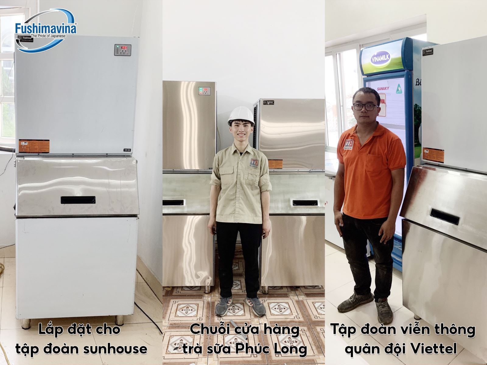 Đối tác đã tin tưởng sử dụng máy làm đá Fushima