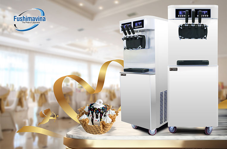 Máy làm kem tươi Fushima là sự lựa chọn tốt cho các trung tâm tổ chức sự kiện