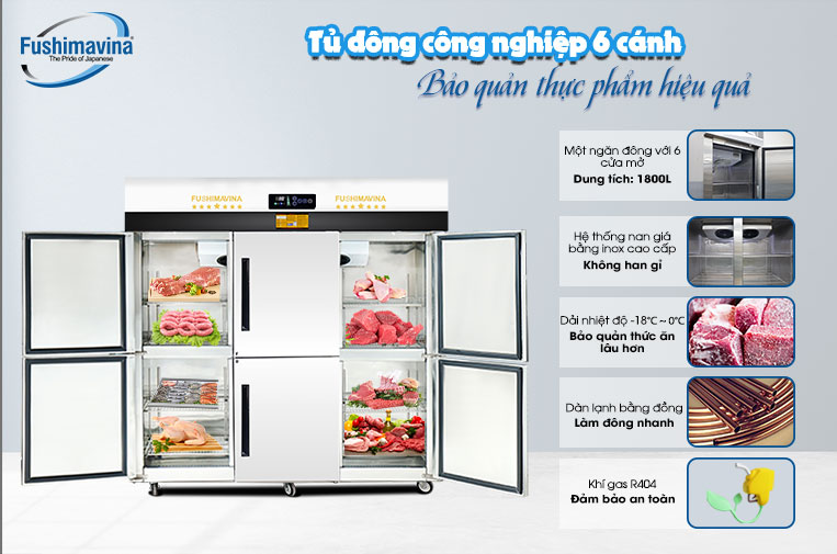 Tủ đông bảo quản thực phẩm