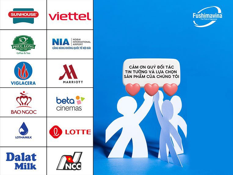 Thiết bị công nghiệp Fushima nhận được sự tin tưởng của nhiều đối tác