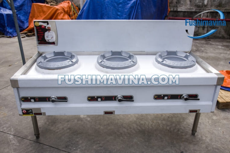 bếp 3 họng quạt thổi