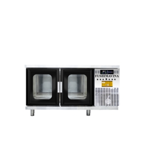Bàn Lạnh 2 Cánh Kính 1,5m Quạt Gió - FSM-BLCKQ 1.5