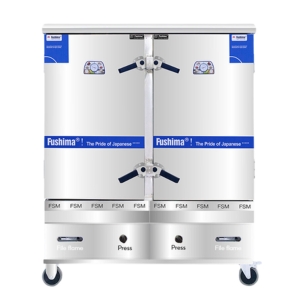 Tủ Nấu Cơm Dùng Gas Và Điện 20 Khay