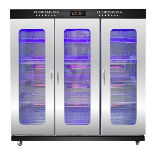 Tủ Sấy Bát Đĩa Cánh Kính 1800L 2 Lớp Quạt Gió