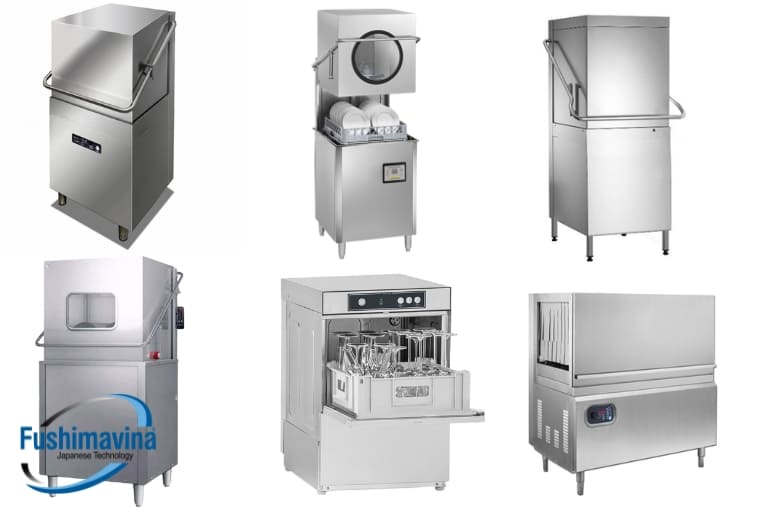 đa dạng kiểu máy rửa chén công nghiệp