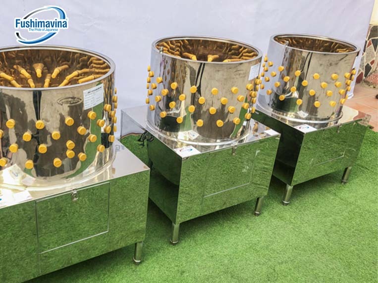 sử dụng máy vặt lông gà dễ dàng tiện lợi