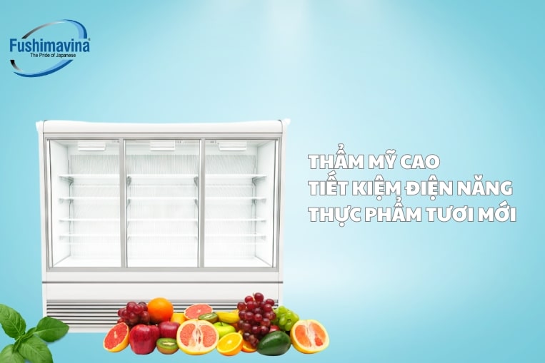 tủ trưng bày thực phẩm có nhiều lợi ích hữu dụng