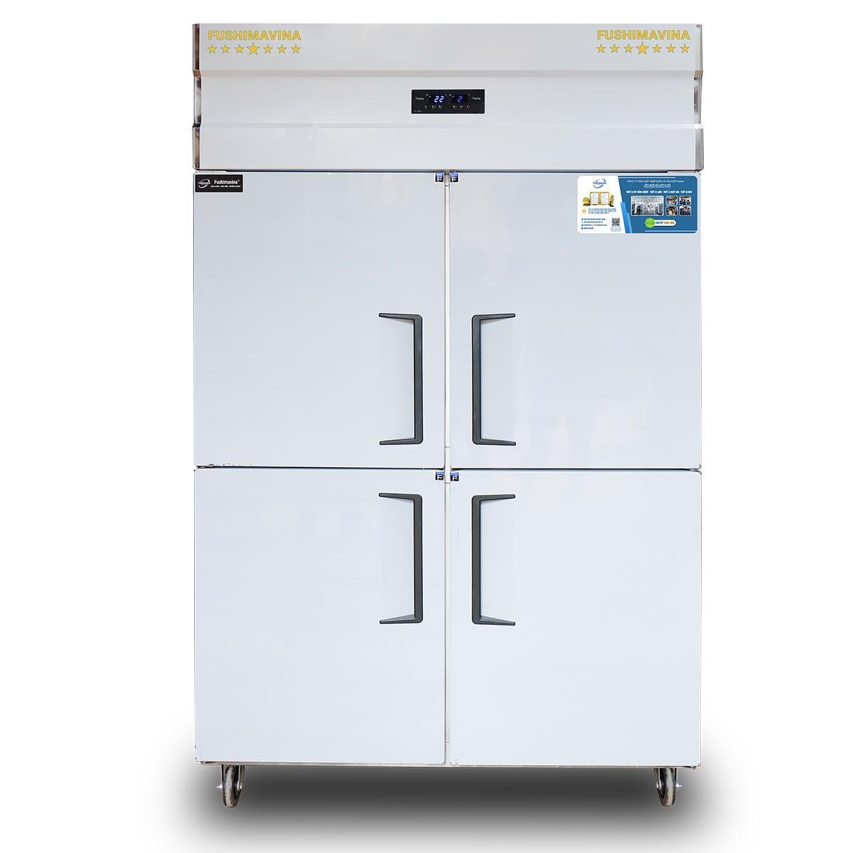 Tủ Đông Công Nghiệp 4 Cánh Lạnh Trực Tiếp