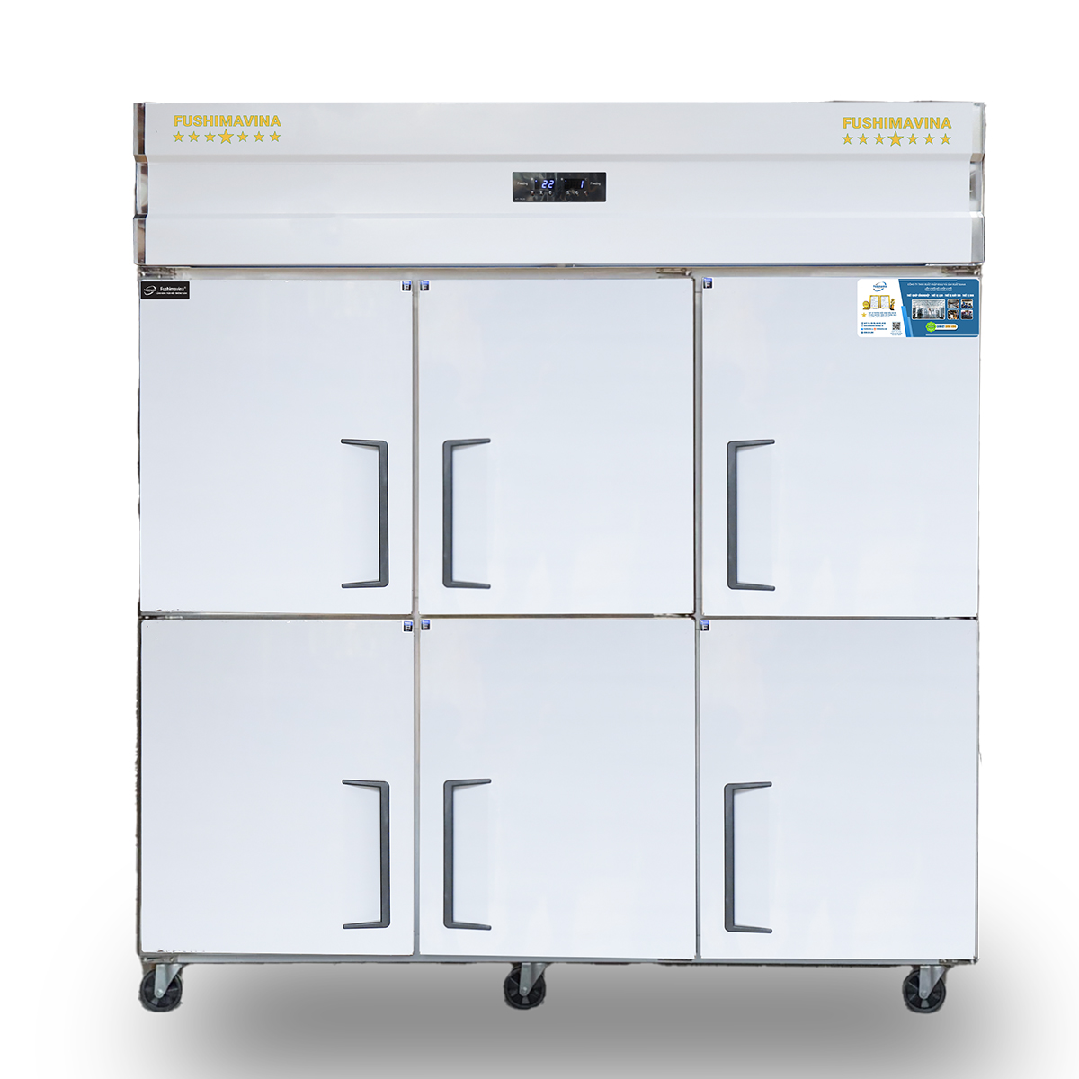 Tủ Đông Công Nghiệp 6 Cánh Lạnh Trực Tiếp