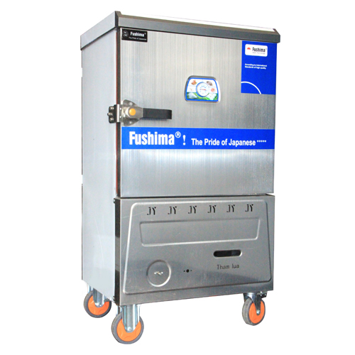 Tủ nấu cơm dùng gas 6 khay - Tủ cơm fushima