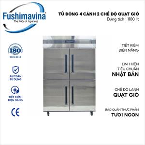 Tủ đông 4 cánh 2 chế độ quạt gió