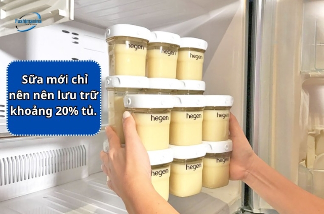 Hướng dẫn các mẹ trữ sữa tủ đông an toàn, đúng cách