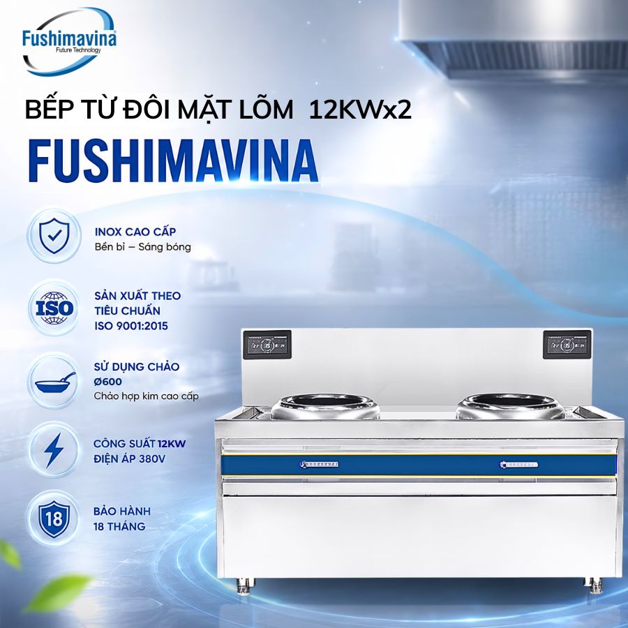 Bếp Từ Công Nghiệp Đôi 12KWx2 Mặt Lõm Phi 600 8 bep-tu-cong-nghiep-doi-12kwx2-mat-lom-phi-600-2