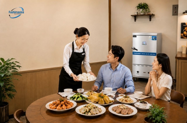 Cách vận hành tủ nấu cơm công nghiệp