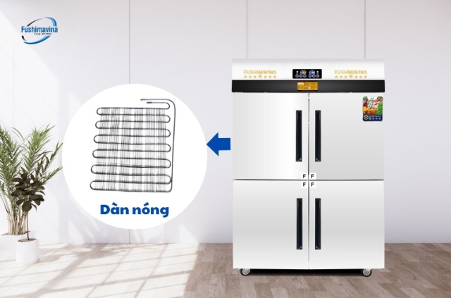 Tìm hiểu cấu tạo và nguyên lý hoạt động tủ đông chi tiết nhất 7 Dàn nóng tủ đông