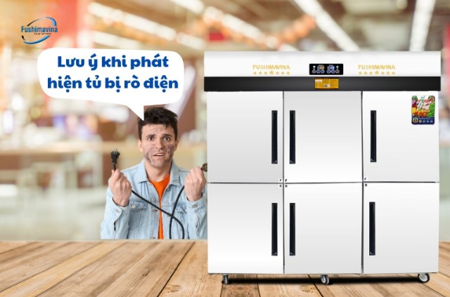 Lưu ý quan trọng khi phát hiện tình trạng tủ đông bị rò điện