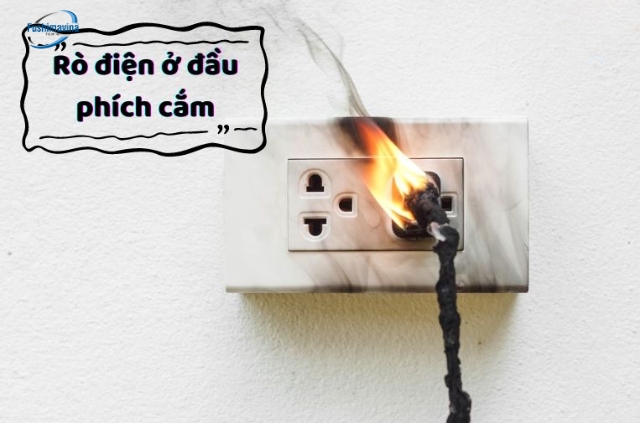 Do đầu phích cắm bị lỗi.