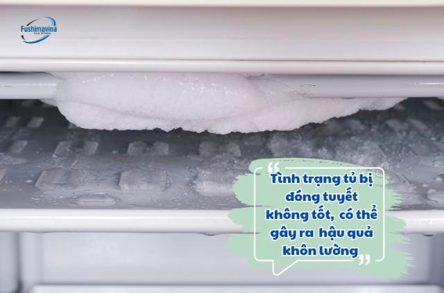 Tủ đông đóng tuyết không tốt