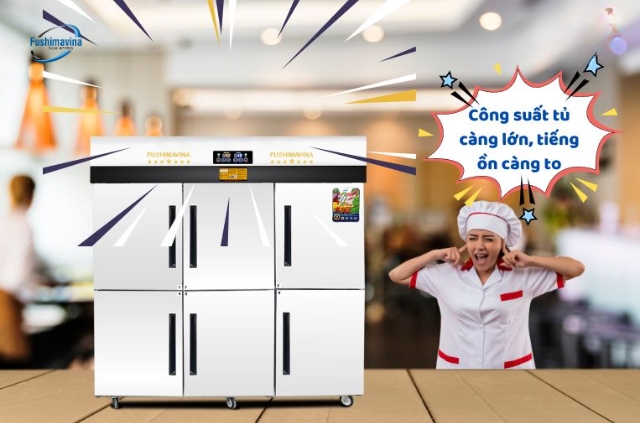 Vì sao tủ đông kêu to? 9 lỗi thường gặp và cách khắc phục 9 Do tủ đông có công suất lớn nên phát ra tiếng ồn lớn