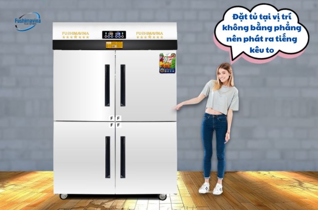 Vì sao tủ đông kêu to? 9 lỗi thường gặp và cách khắc phục 10 Do đặt tủ đông ở vị trí không bằng phẳng