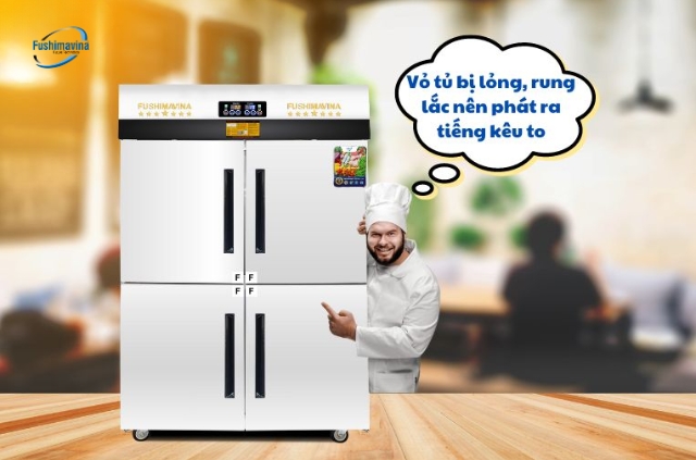 Vì sao tủ đông kêu to? 9 lỗi thường gặp và cách khắc phục 13 Do vỏ tủ đông bị lỏng