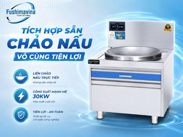 BTFSM-30TT1-P800 tích hợp sẵn chảo vô cùng tiện lợi