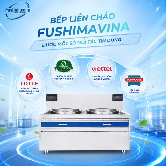 Một số đối tác của Fushimavina đang sử dụng thiết bị bếp.