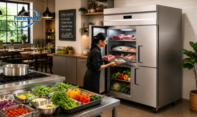 Hệ thống ống đồng duy trì nhiệt độ phù hợp cho ngăn đông và ngăn mát.