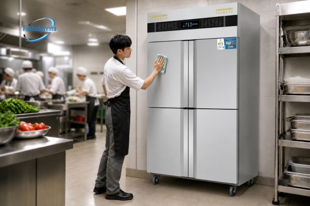Chất liệu Inox bền bỉ, hạn chế han gỉ.