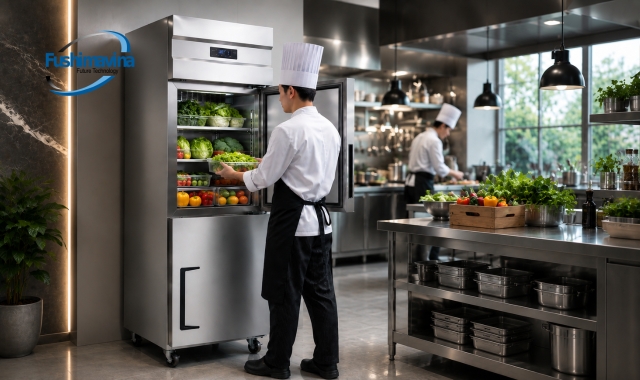 Tủ Mát 2 Cánh Lạnh Trực Tiếp 26 Dàn lạnh ống đồng giúp tủ làm lạnh nhanh và duy trì nhiệt độ ổn định.
