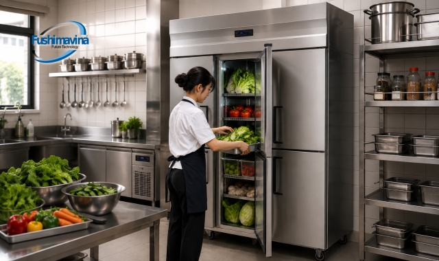 Dàn lạnh ống đồng giúp tủ mát FSM-TM6C làm lạnh nhanh và ổn định.
