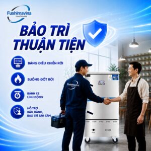Tủ Nấu Cơm Gas Điện 12 Khay 20 bao-tri-thuan-tien-12-khay