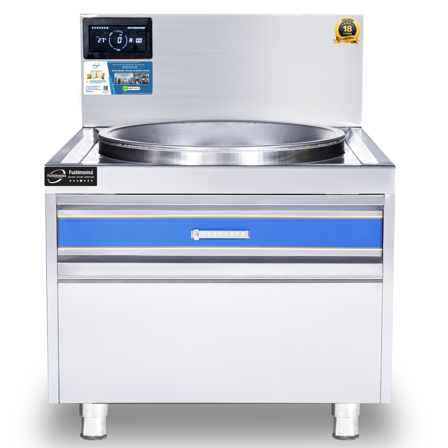 Bếp Từ Đơn Công Nghiệp 12KW Liền Chảo 8 bep-tu-cong-nghiep-don-12kw-lien-chao